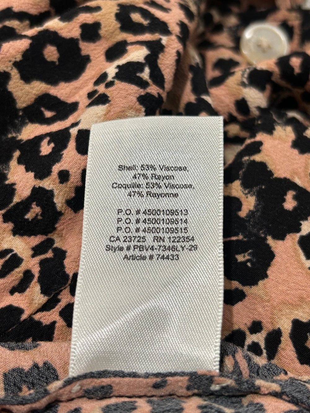 Wilfred Aritzia Amelie Leopard Print A-line Midi Button From Skirt Size 2 - Picture 10 of 11